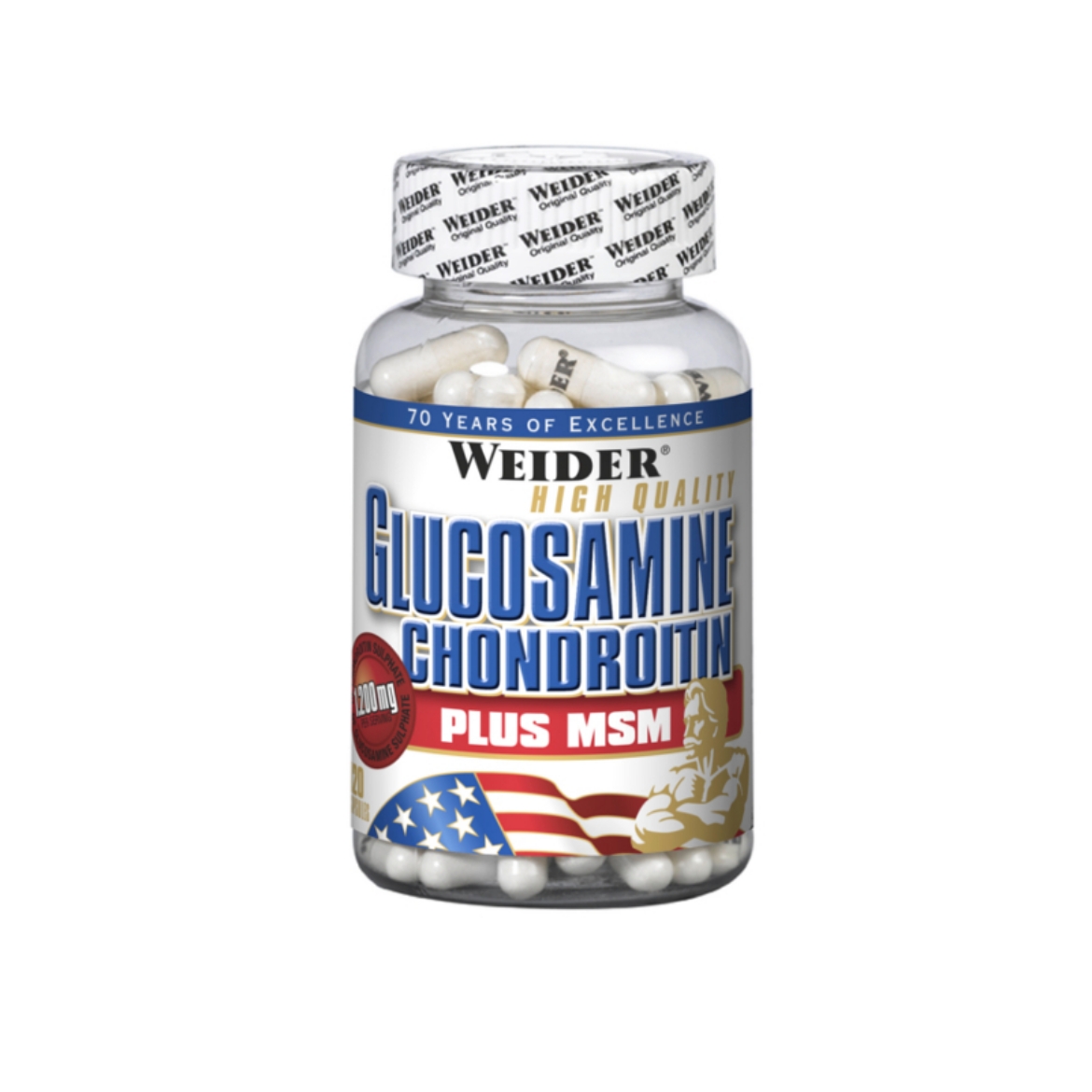 Slika od Glucosamine Chondroitin Plus MSM (120 Kapsula)