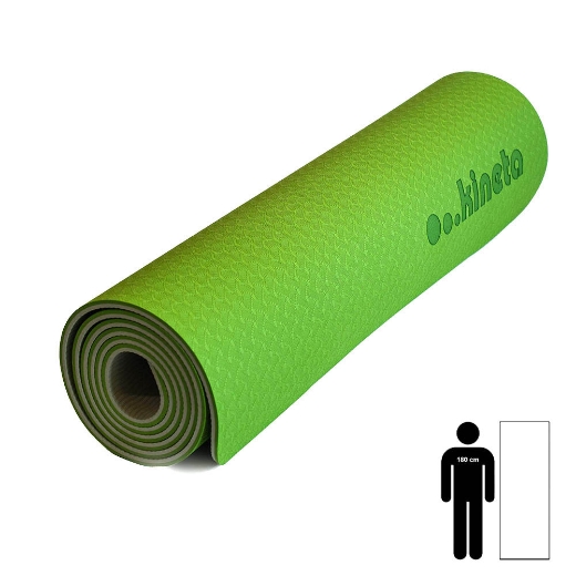 Slika od Yoga prostirka Premium Kineta Zelena