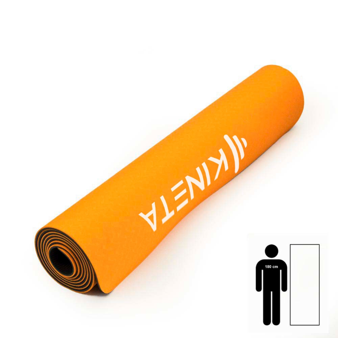 Yoga prostirka Premium Kineta Narančasta