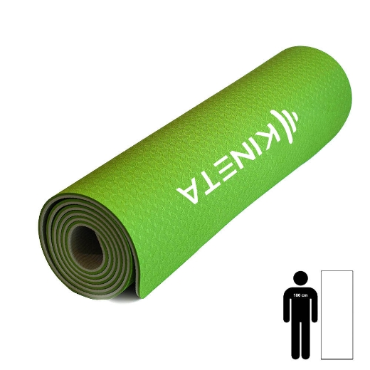Slika od Yoga prostirka Premium Kineta Zelena