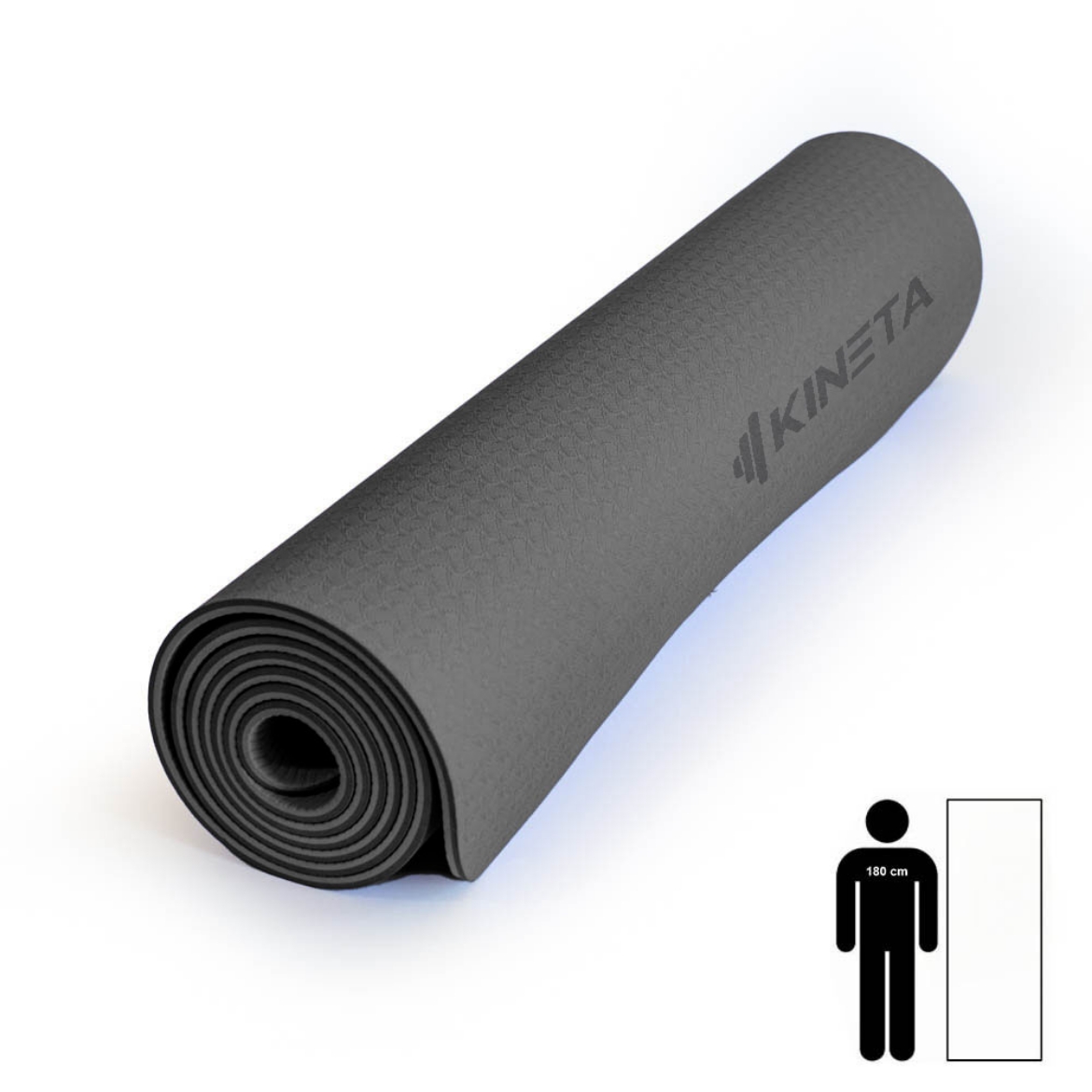 	Yoga prostirka Premium Kineta Crna