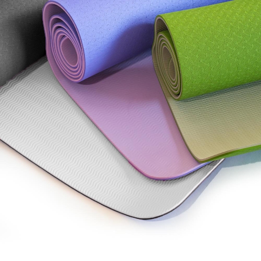 Slika od Yoga prostirka Premium Kineta Crno - Siva